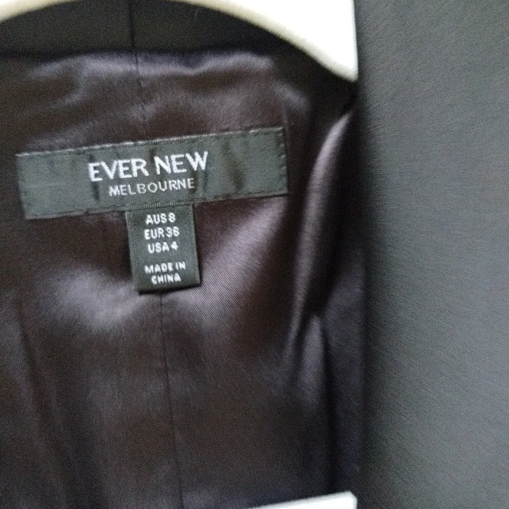 Ever New Elegant Black Blazer Dress with Silver Buttons 4 - Picture 3 of 4